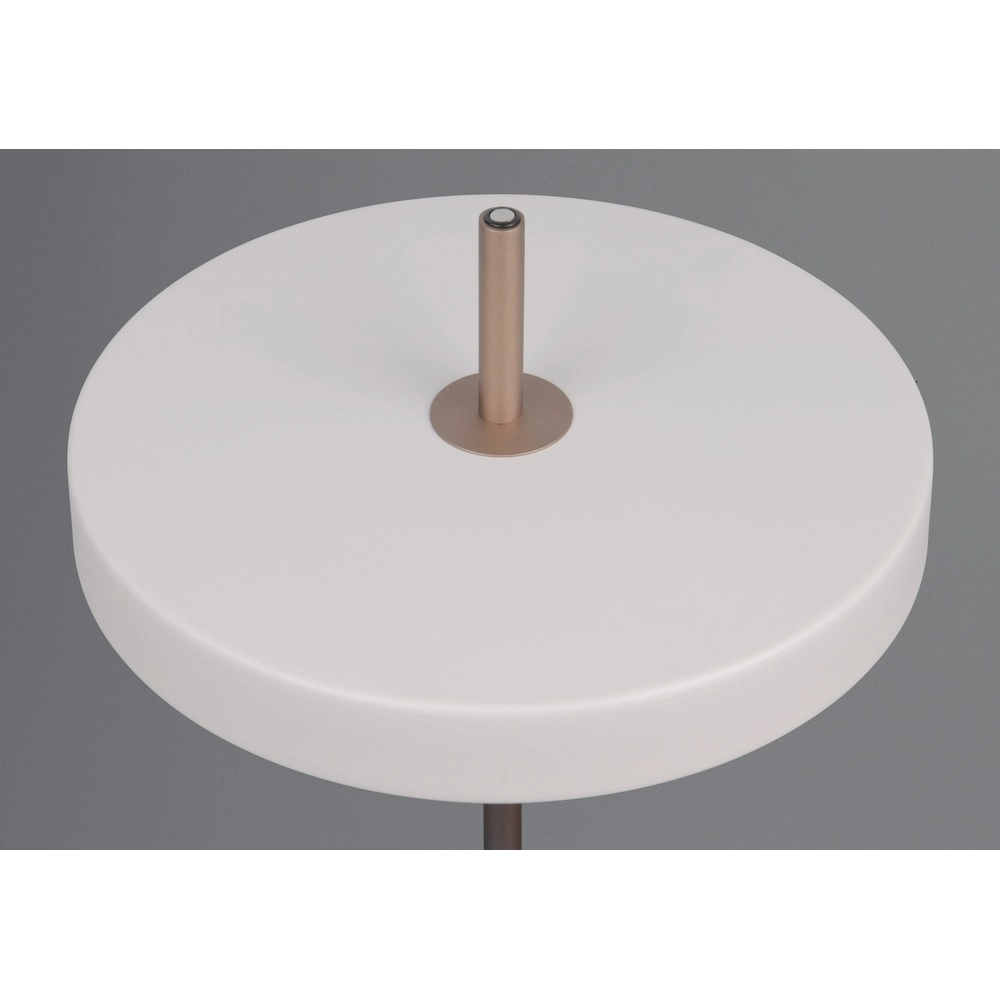 Design-Tischleuchte Keaton weiß Trio 4017807655889