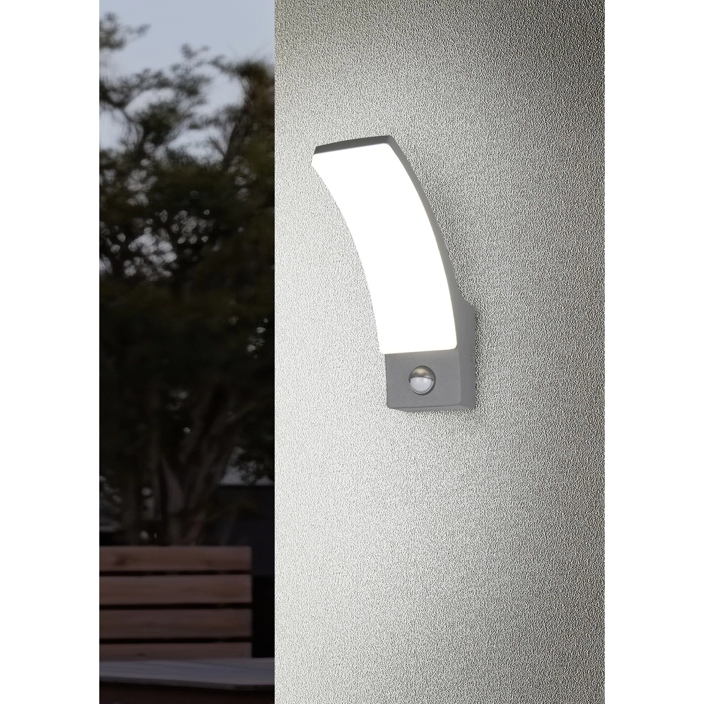 Design-Wandleuchte Beja anthrazit mit Sensor Trio 4017807648393