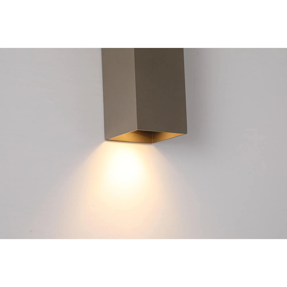 Schlanke Wandleuchte Sifor dunkler Champagner Lyora 5053423285085