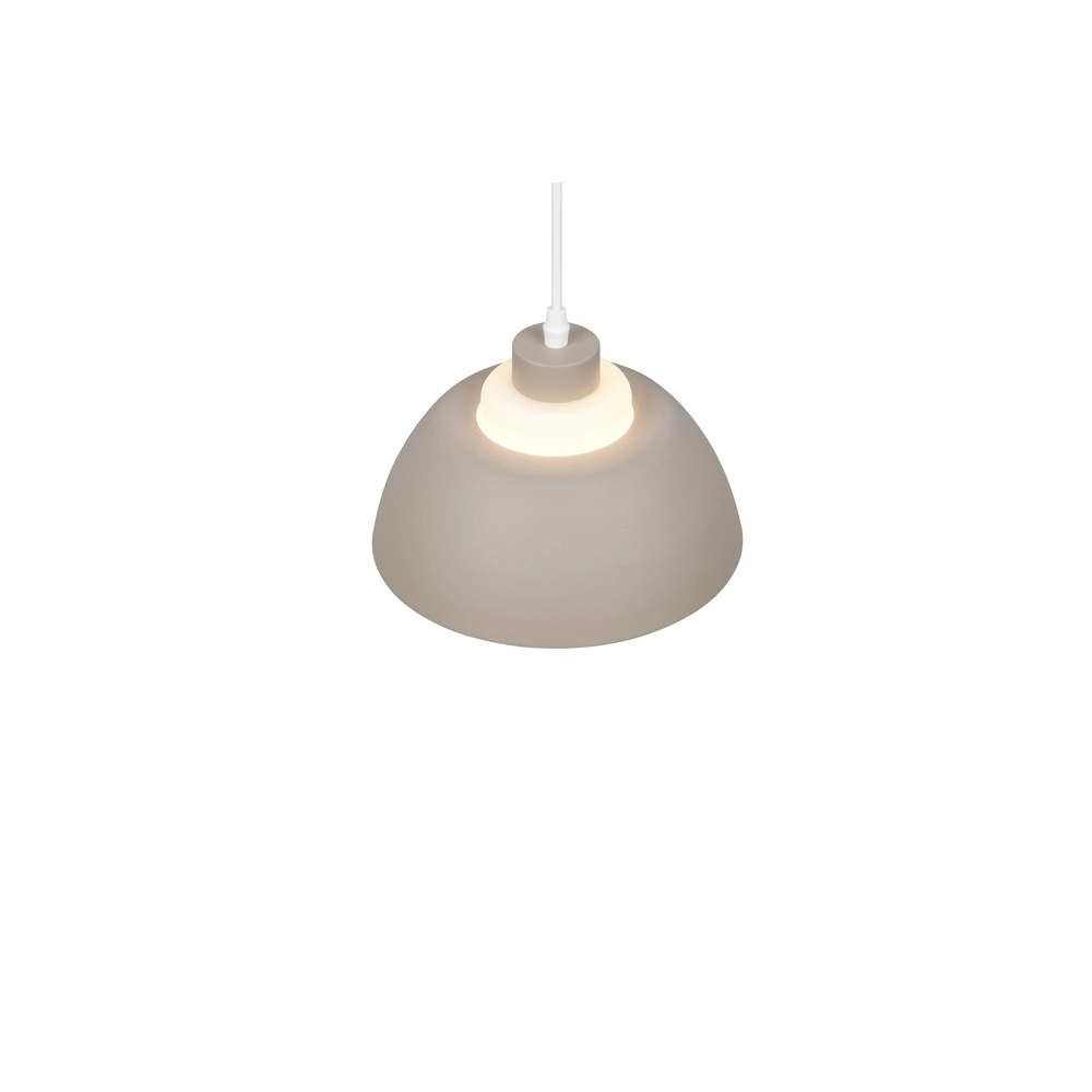 Design-Pendellampe Tilos sandbraun Ø 23 cm Trio 4017807690088