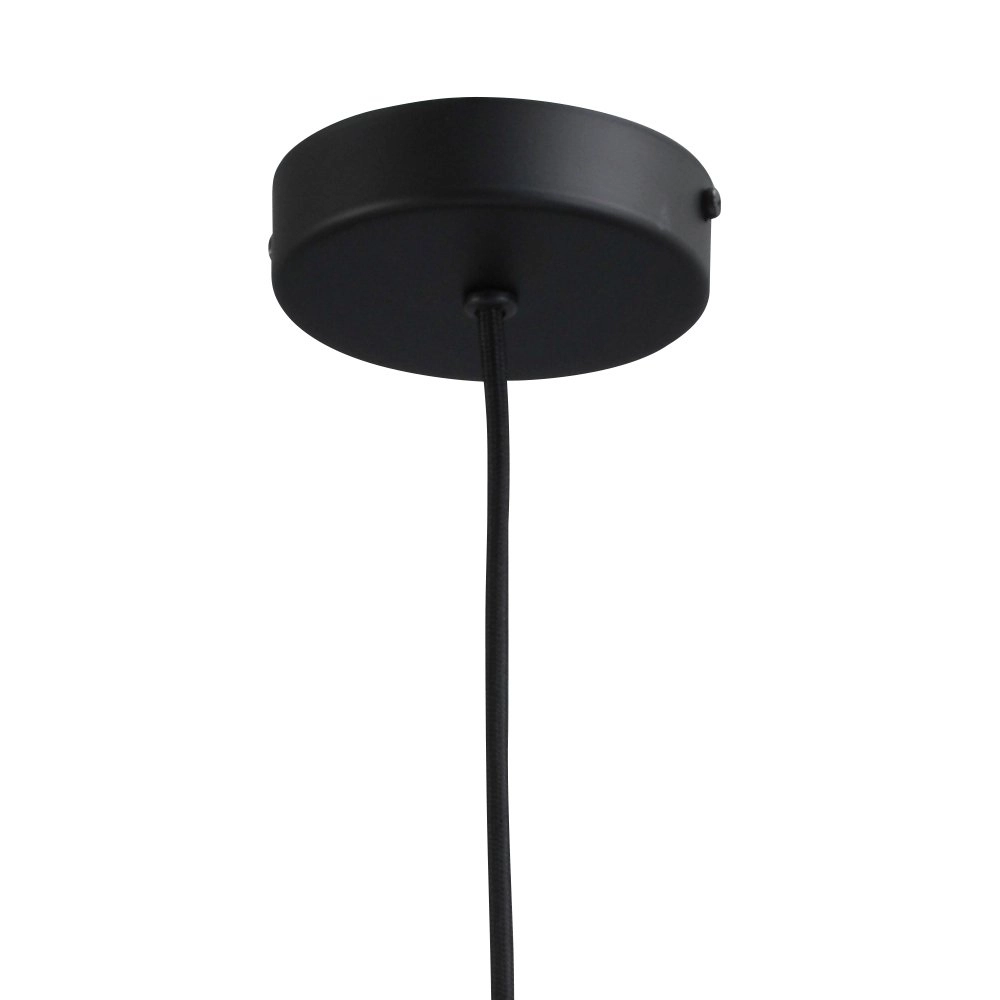 Schwarze Hängelampe Diamond 18cm mit klarem Glas Masterlight 8718121259161