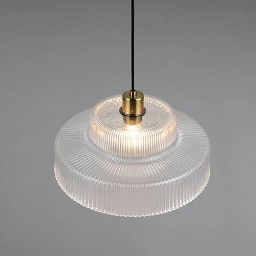 Klassische Pendellampe Abella Transparentes Glas Trio 4017807677706