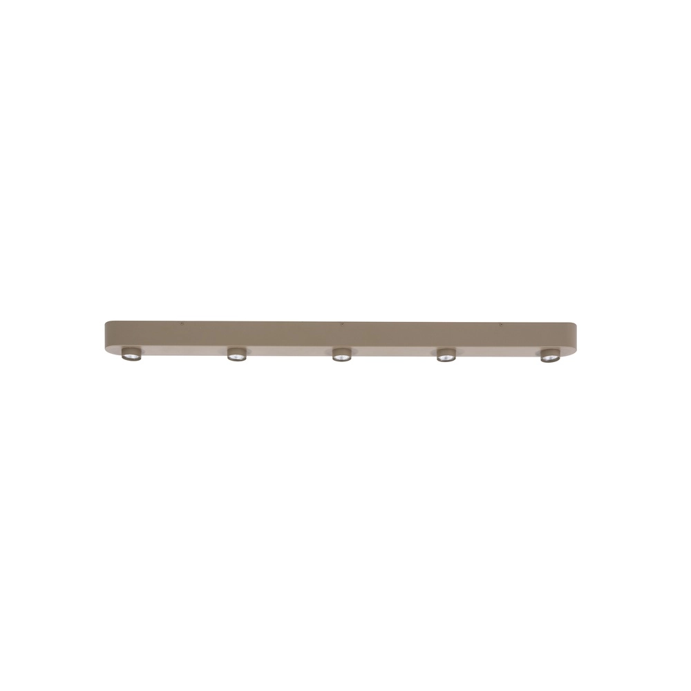 Elegante Deckenlampe Bar 5-hell sandbraun Lyora 8716803514843