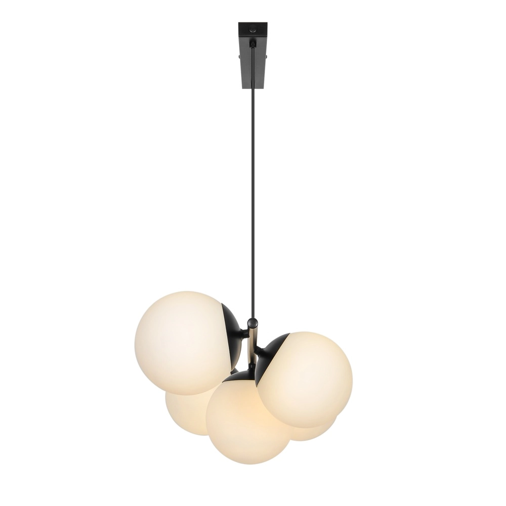 Skandinavische Pendellampe Lilly Schwarz-Weiß Nordlux 5704924027284