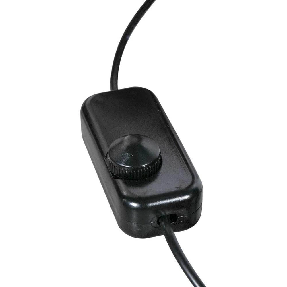 Tischlampe Geripu Schwarz mit Klarglas Steinhauer 8712746173789
