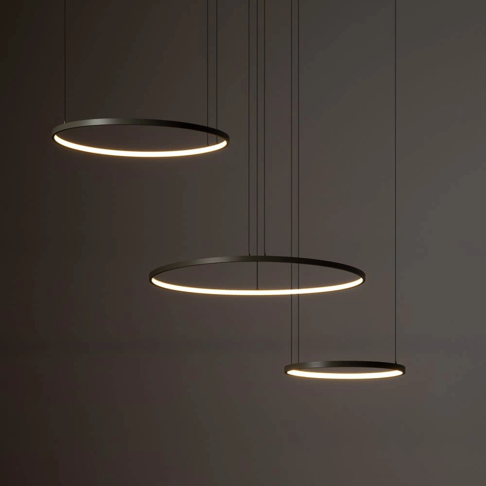 Design-Pendelleuchte Circolo LED olivgrün Lyora 5903139113984