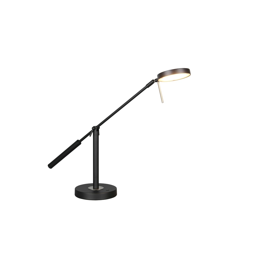 Schreibtischlampe Monza Schwarz Trio 4017807693256