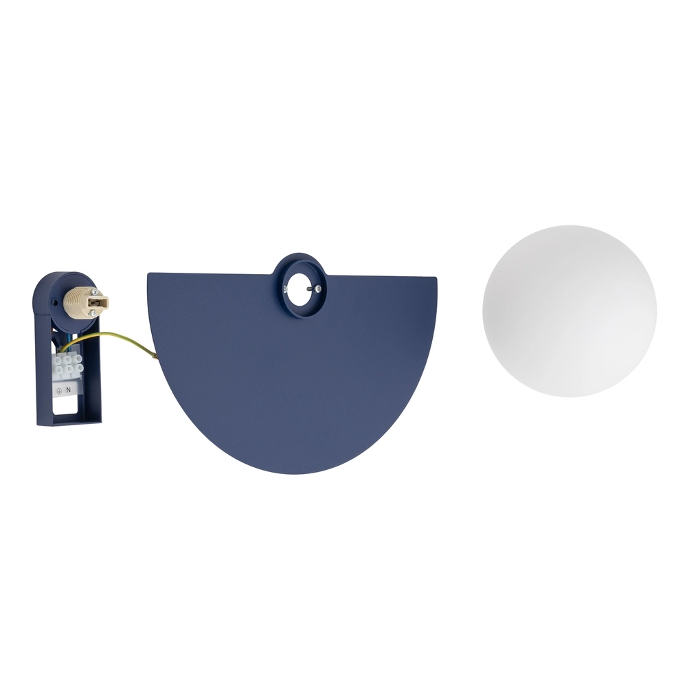 Wandlampen-Hälfte Saturn Marineblau Lyora 5903139126014