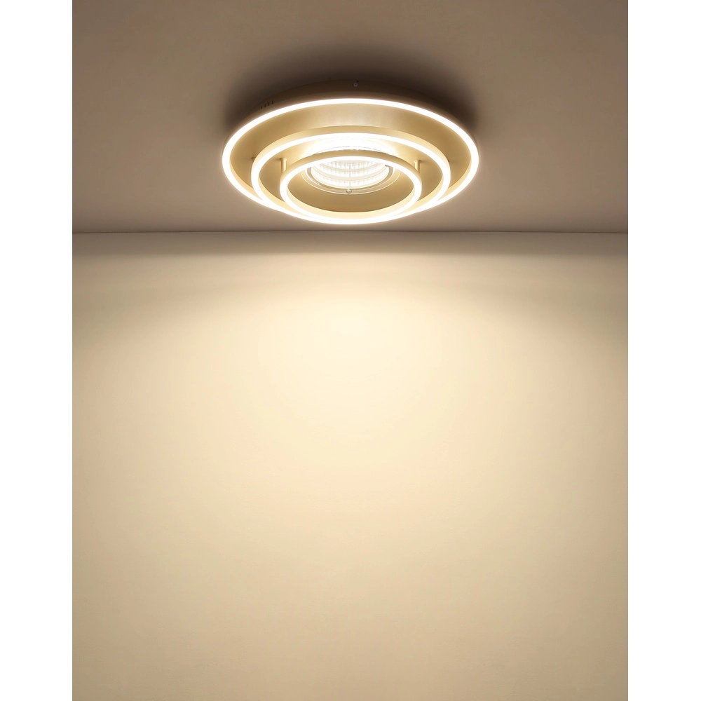 Design-Deckenleuchte Lawanda sandbraun 51cm Globo 9007371589265