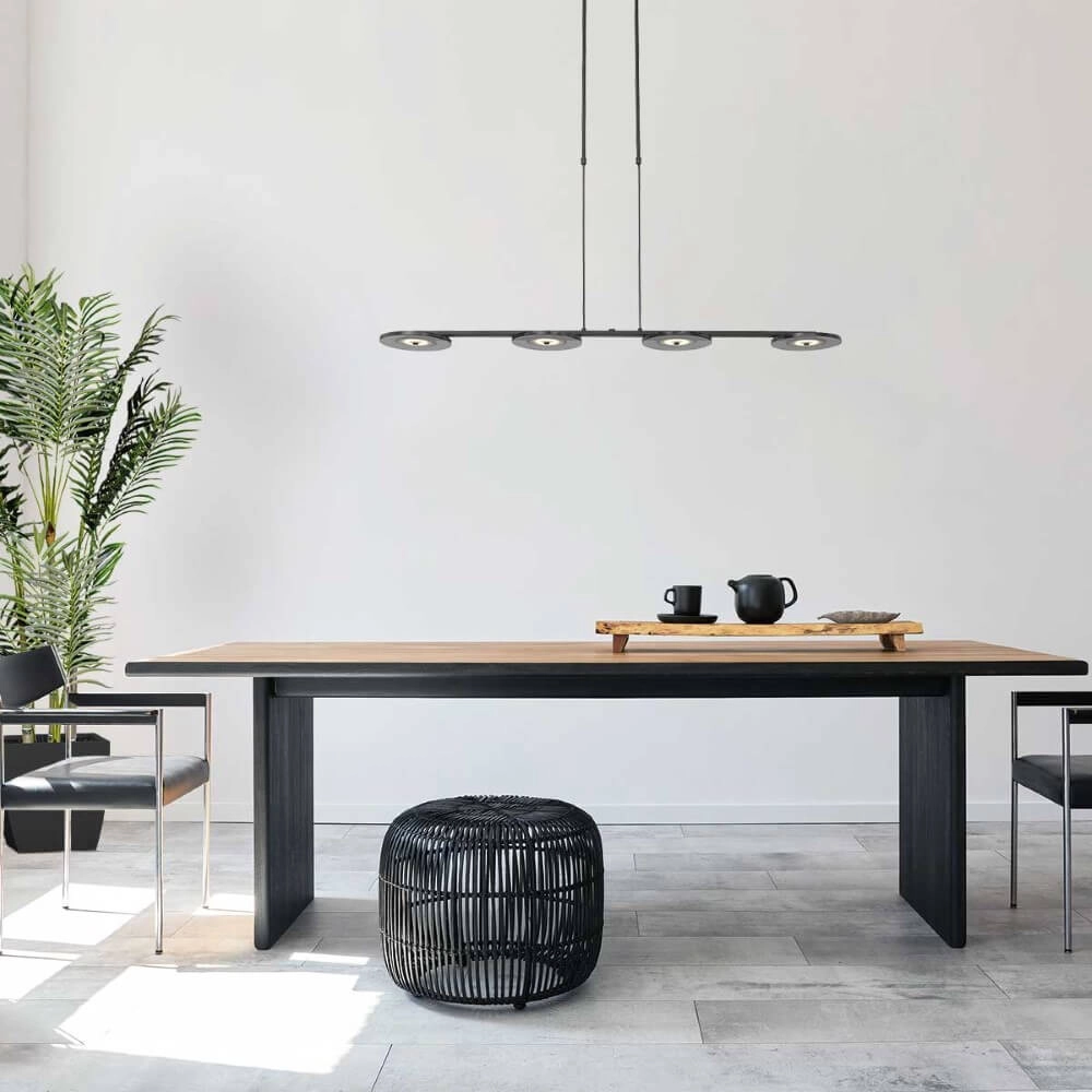 Schwarze LED-Bürolampe Turound Steinhauer 8712746166965