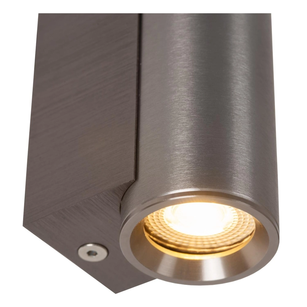 Downlight Dupla metallisch-grauer Mini GU10 Lucide 5411212094032