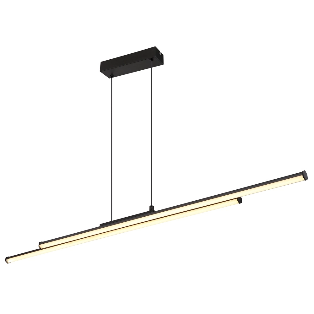 Moderne Pendellampe Kirina 110 cm schwarz