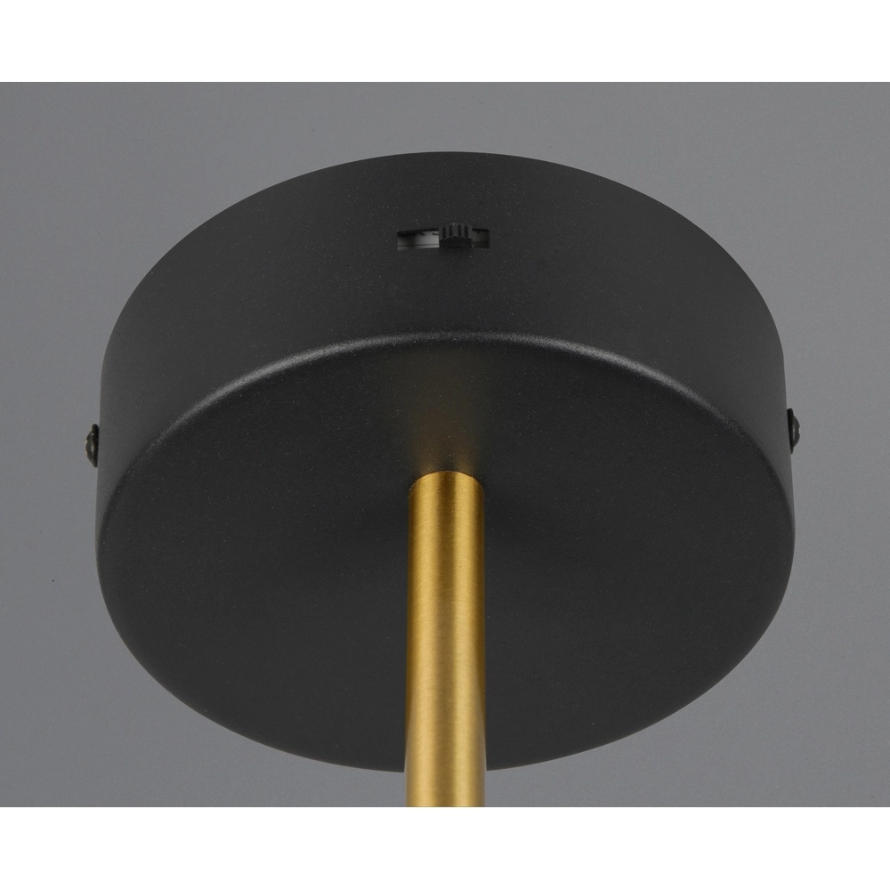 Moderne Wandleuchte Keaton schwarz mit gold Trio 4017807655742