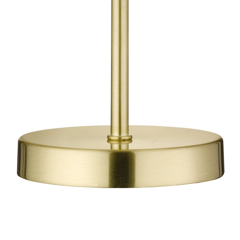 LED Tischlampe Queen 24 cm Messingmatte Trio 4017807369540
