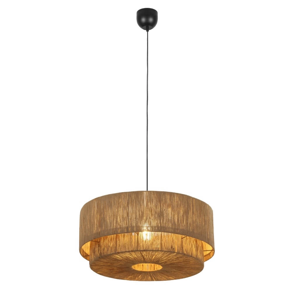 Hängelampe aus Seil Smilla Ø 60cm Trio 4017807628265