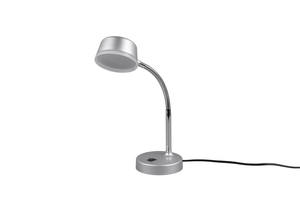 LED Schreibtischlampe Kiko Silbergrau Trio 4017807480993