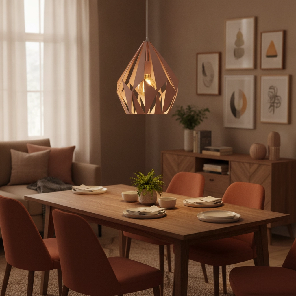 Pendelleuchte Carlton-P Pastellrosa