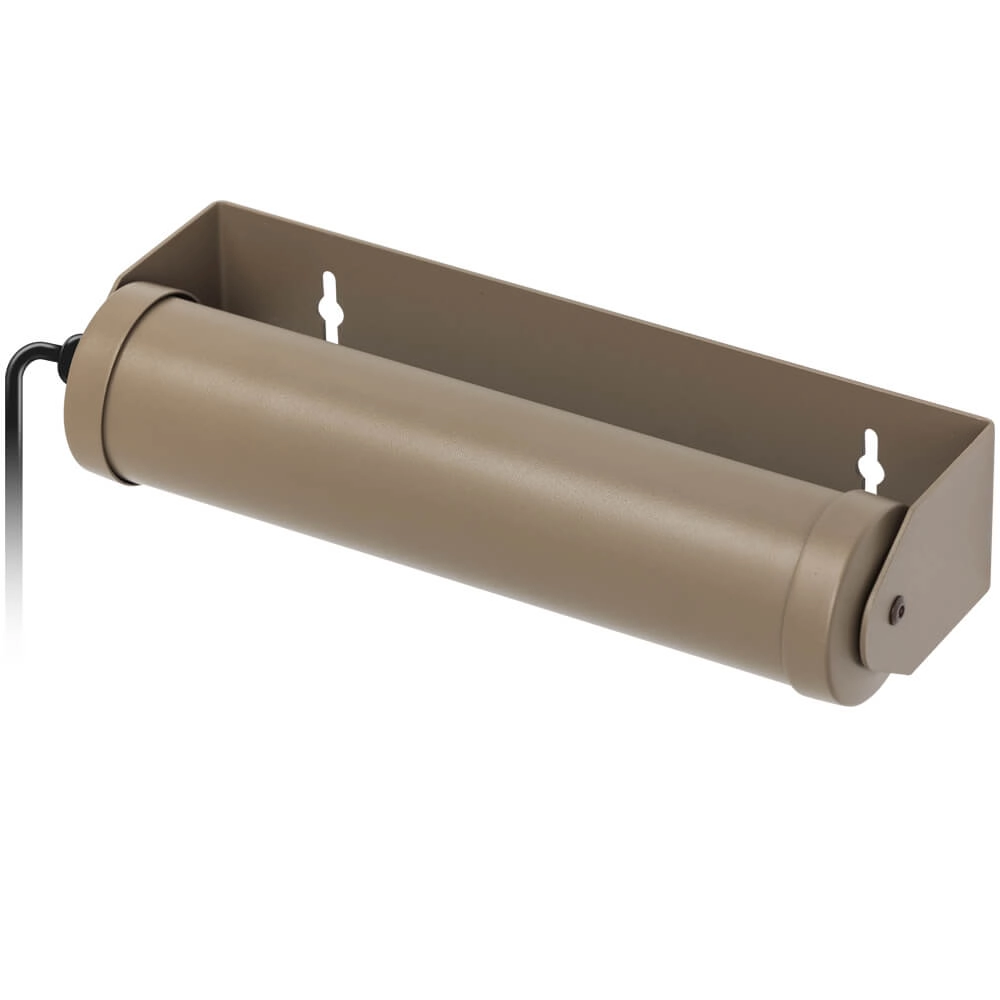 Wandlampe Rondo Gold mit Braun