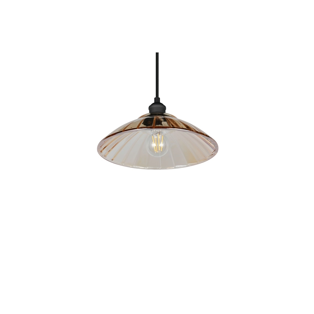 Klassische Pendellampe Eluna Schwarz Trio 4017807682489