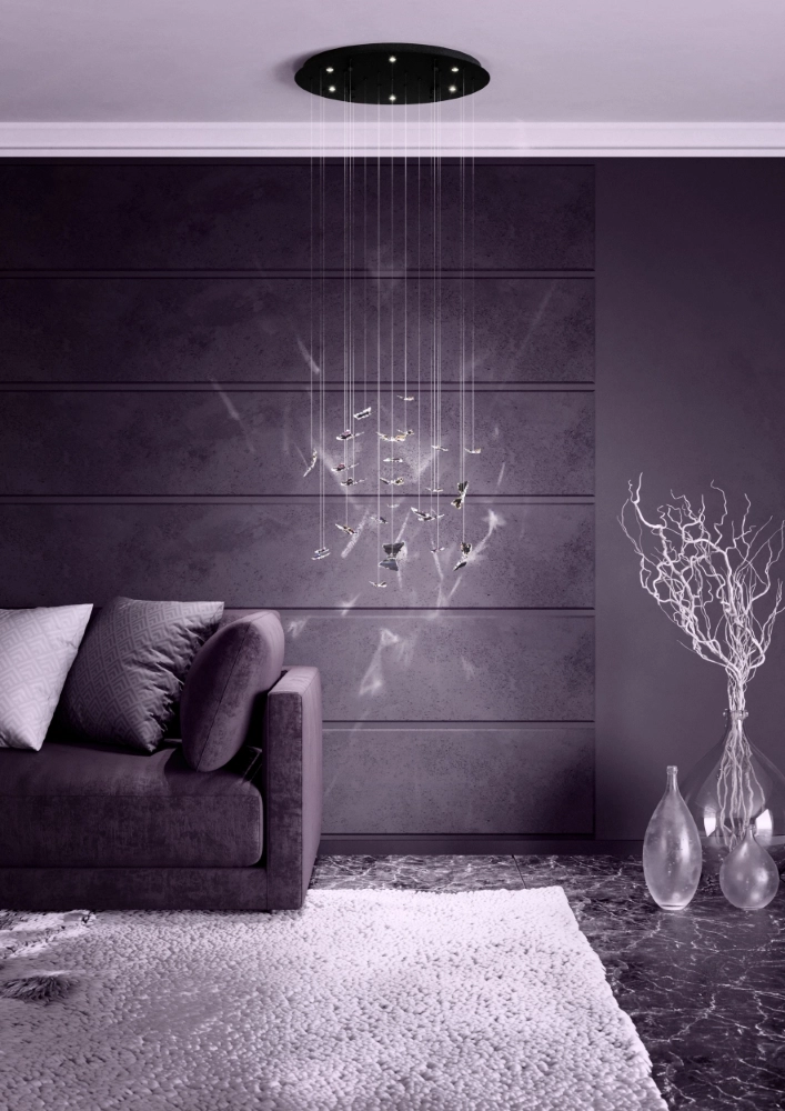 Design-Pendellampe Adrados rund Ø 58 cm Stars of Light 9008606340255