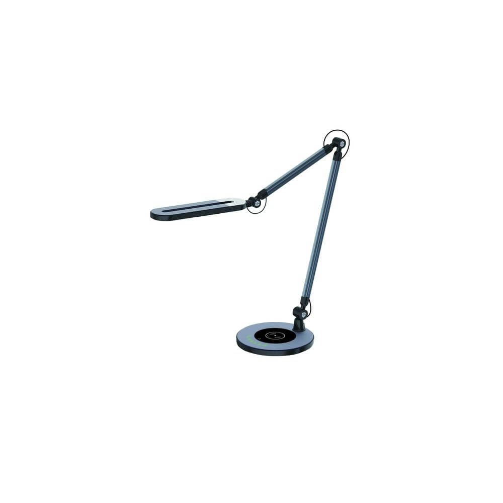 Schreibtischlampe Ursino grau