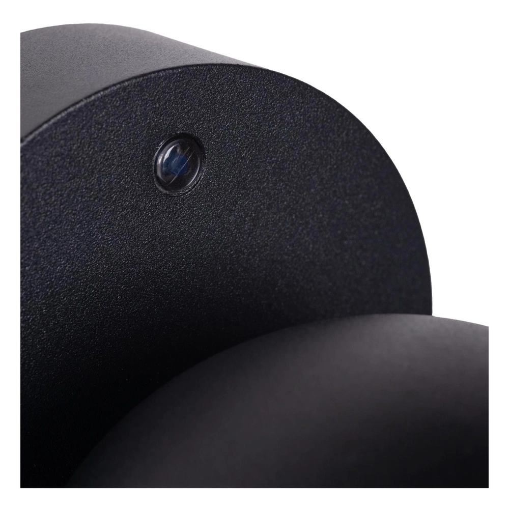 Design-Wandlampe Finn mit Sensor Schwarz Lucide 5411212221612