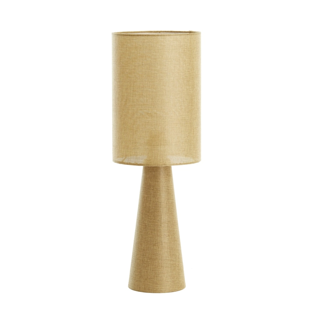 Boucle-Tischlampe Micky 58 cm – olivgrün