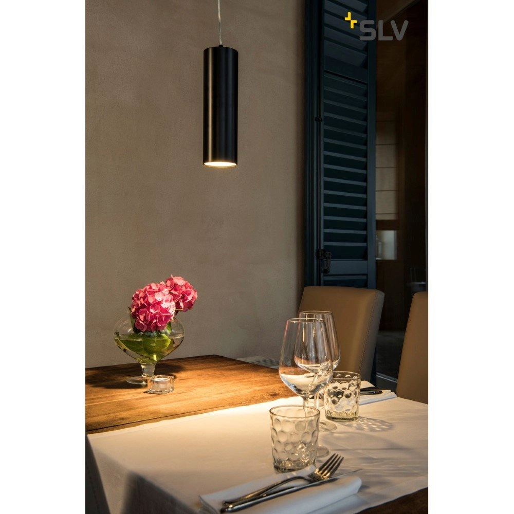 LED Hängelampe Anela Pendel schwarz SLV 4024163191050