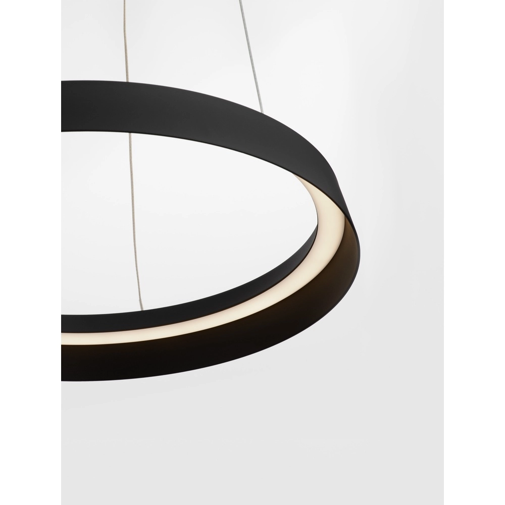 Design-Pendelleuchte Ormi Ø 45cm schwarz Lyora 5212017448804