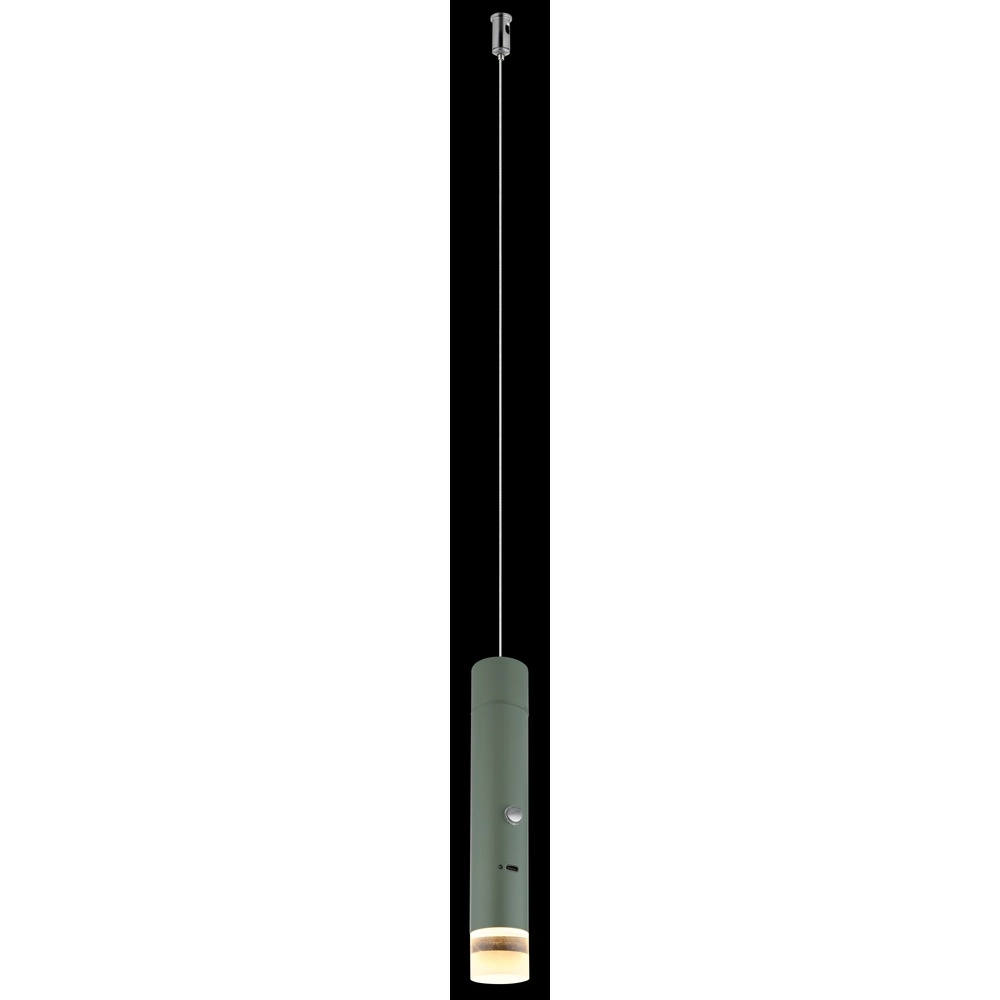 Elegante Pendellampe Pelo Grün Globo 9007371569359
