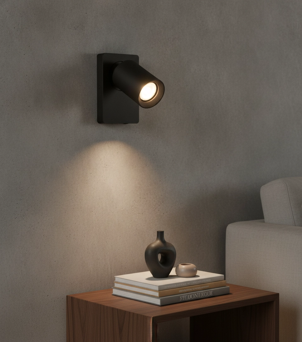 Wandlampe Megano Schwarz