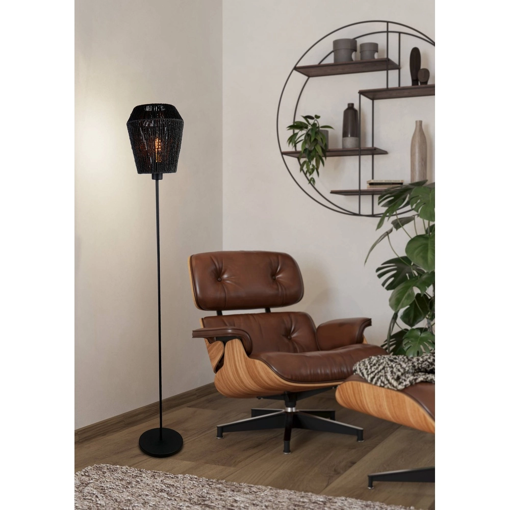 Seilbodenlampe Persley Ø 22cm – schwarz Eglo 9002759441081