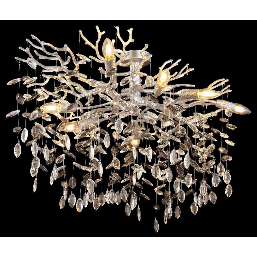 Deckenlampe Queena Silbergrau Globo 9007371533657