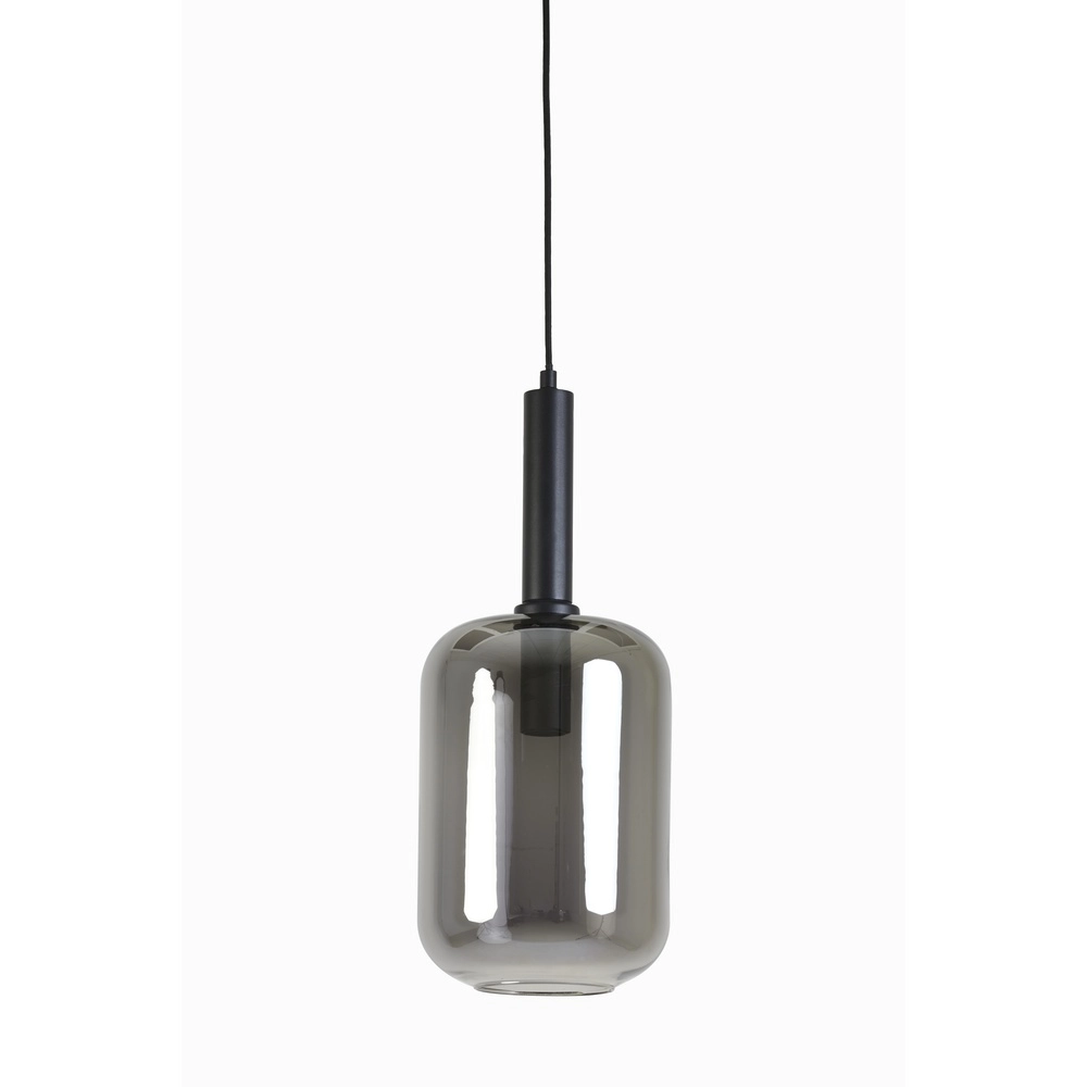 Rauchglas-Pendellampe Lekar Ø 22cm - 1x E27