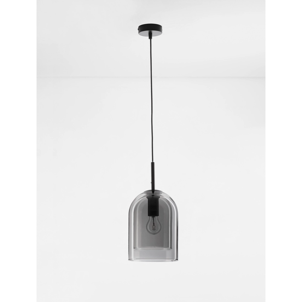 Pendelleuchte Velor Single Schwarz Lyora 5212017431172