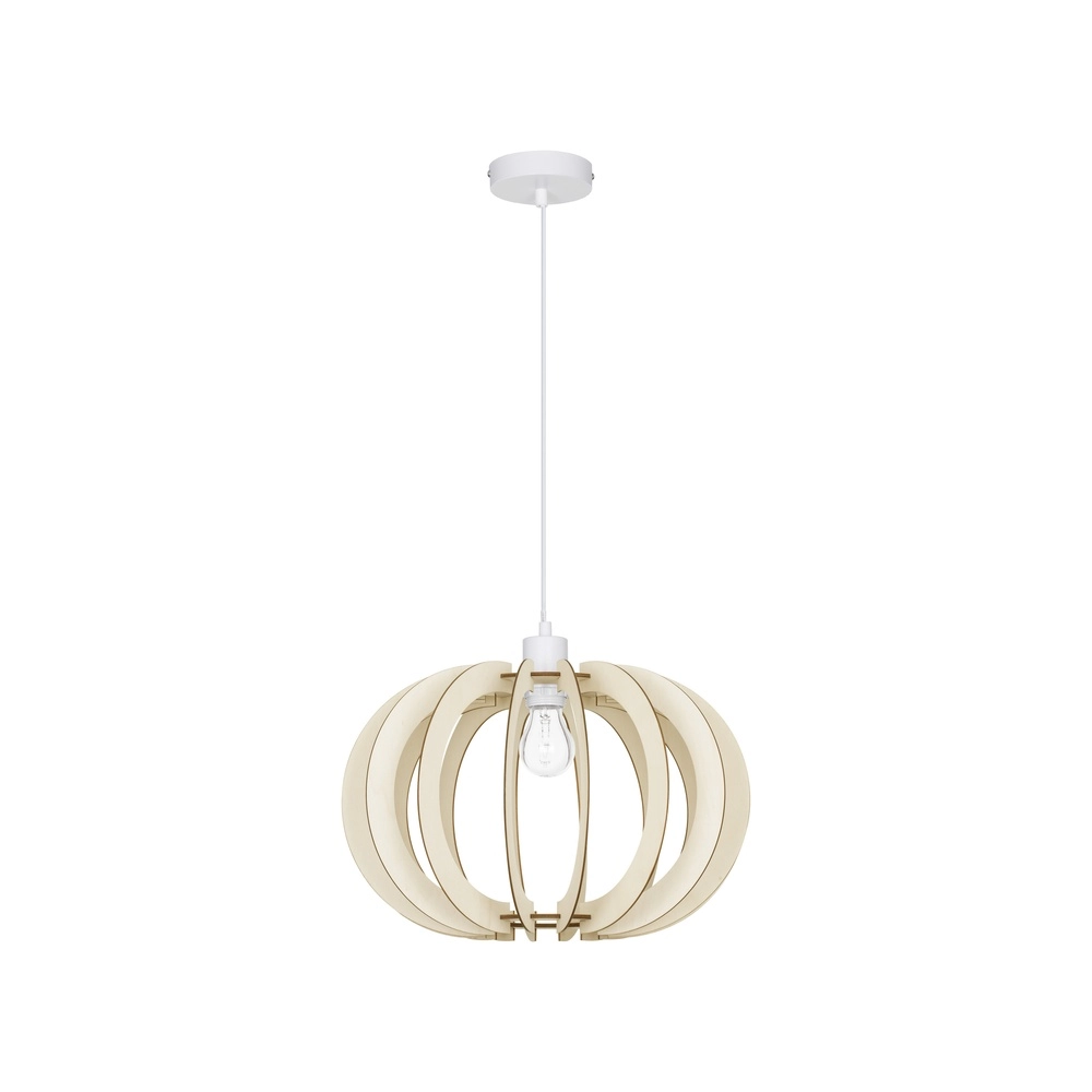 Pendelleuchte aus Holz Ottoline leicht Ø 40cm Lyora 5212017436191