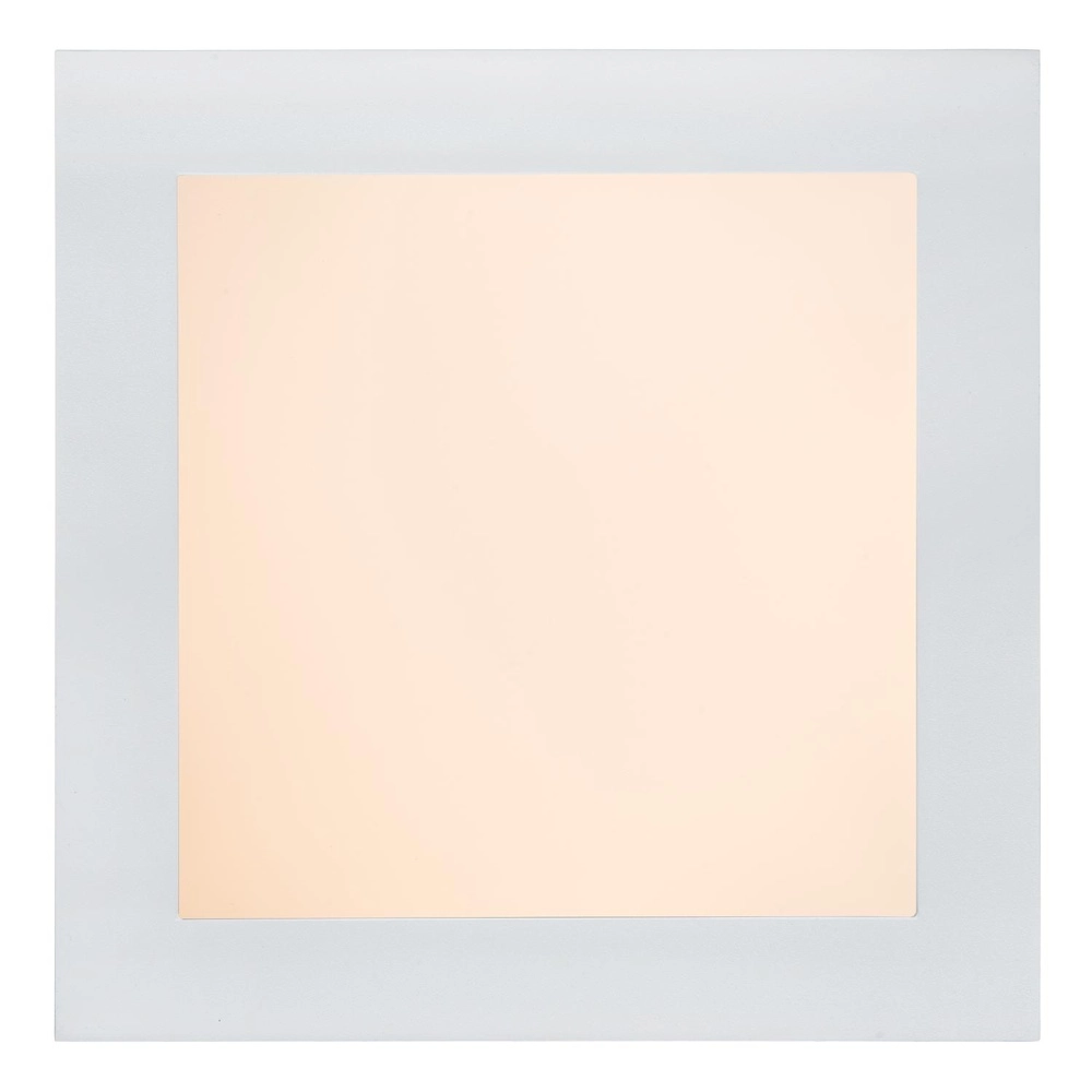 Deckenlicht Brice-Led 22 cm quadratisches IP44-Weiß Lucide 5411212281340