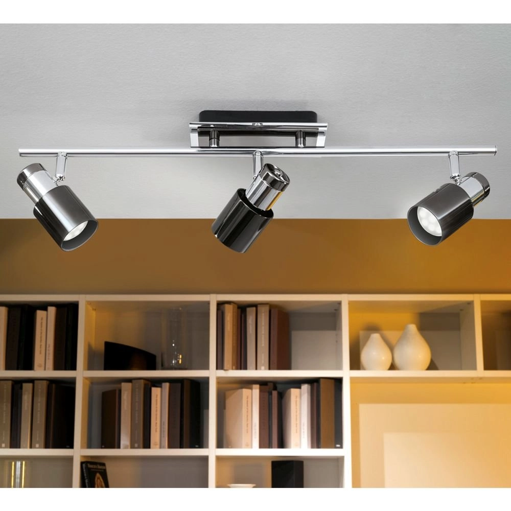 LED-Deckenspot Davida 3-Licht-Nickelschwarz Eglo 9002759308346