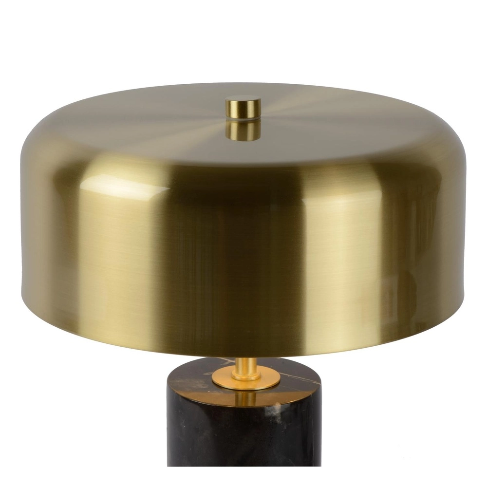 Tischlampe Mirasol Schwarz mit Gold Lucide 5411212343390
