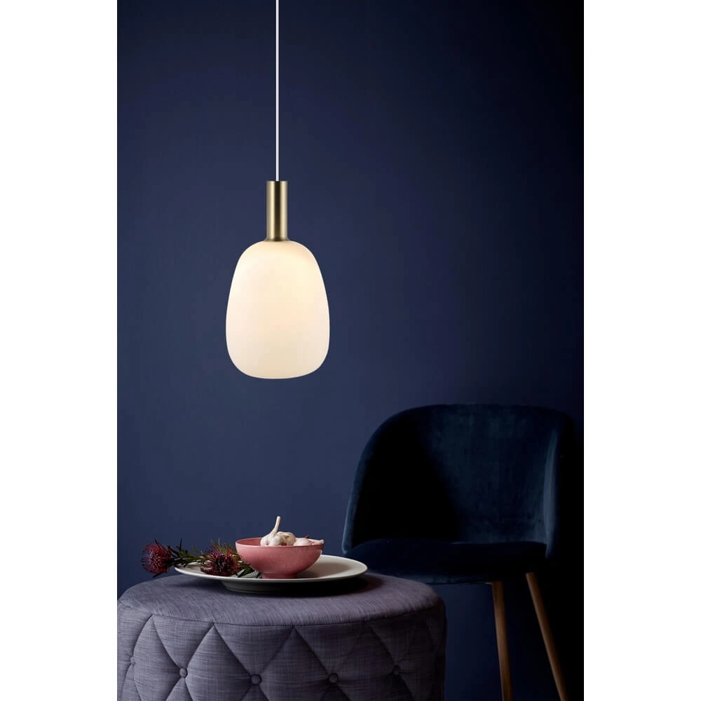 Pendelleuchte aus Glas Alton Ø 23cm weiß Nordlux 5701581413788