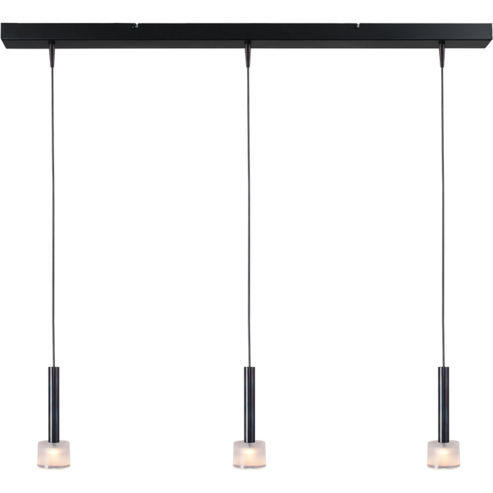 3-Licht Pendellampe Fabro LED – Gesprenkeltes Öl