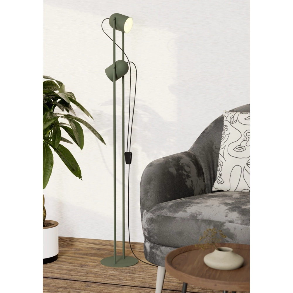 Design-Stehleuchte Tilston grün Eglo 9008606359707