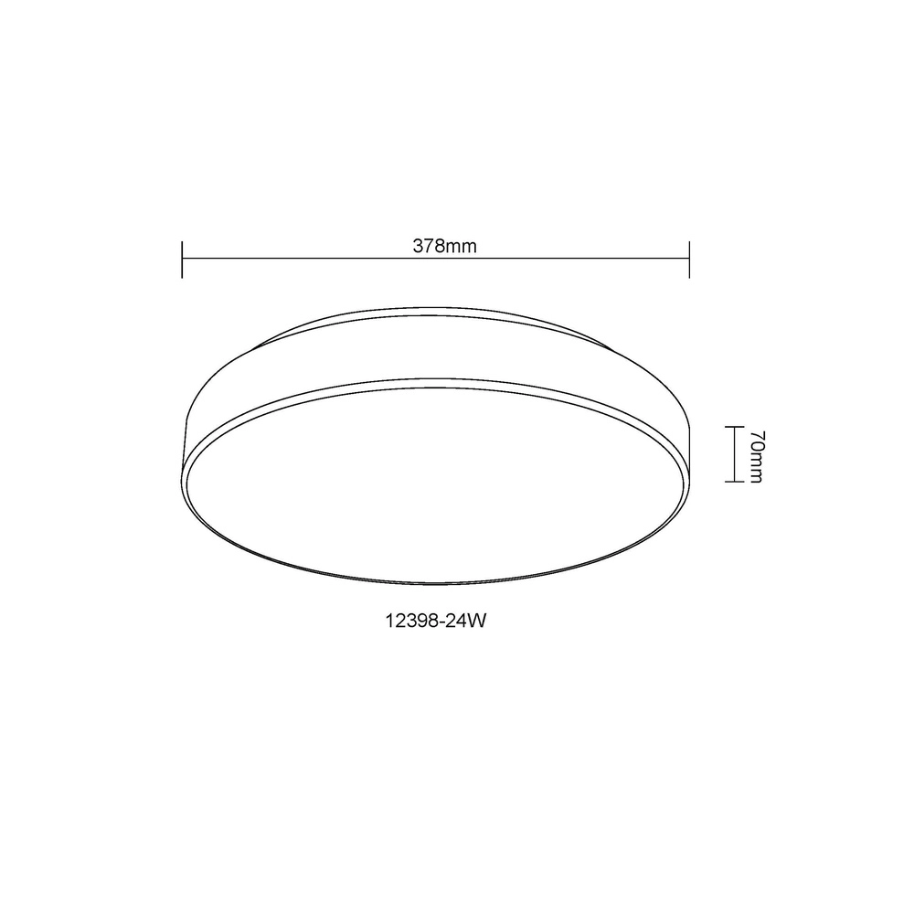 Design-Deckenlicht Nielsen weiß Ø 37,8 cm Globo 9007371566679