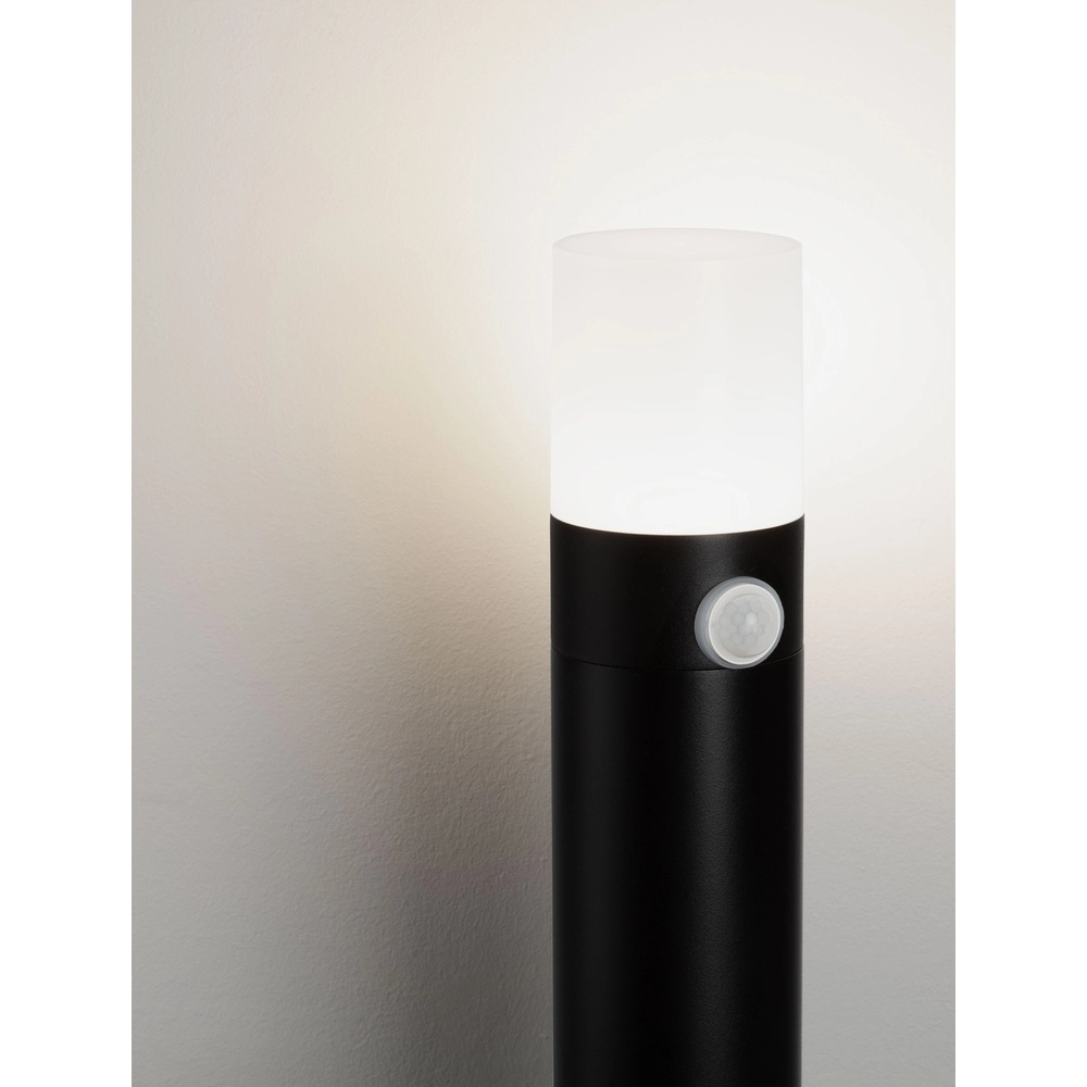 Design-Gartenleuchte Paul Schwarz mit Sensor Lyora 5212017448262