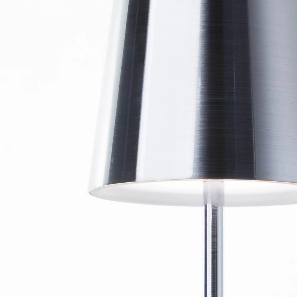 Wiederaufladbare Tischlampe Xaana Nickel Brilliant 4004353441462