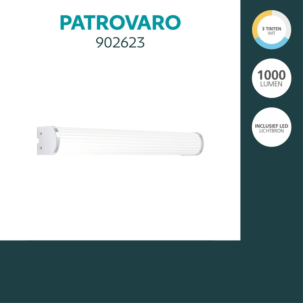 Spiegellampe Patrovaro 35 cm Chrom Eglo 9008606391998