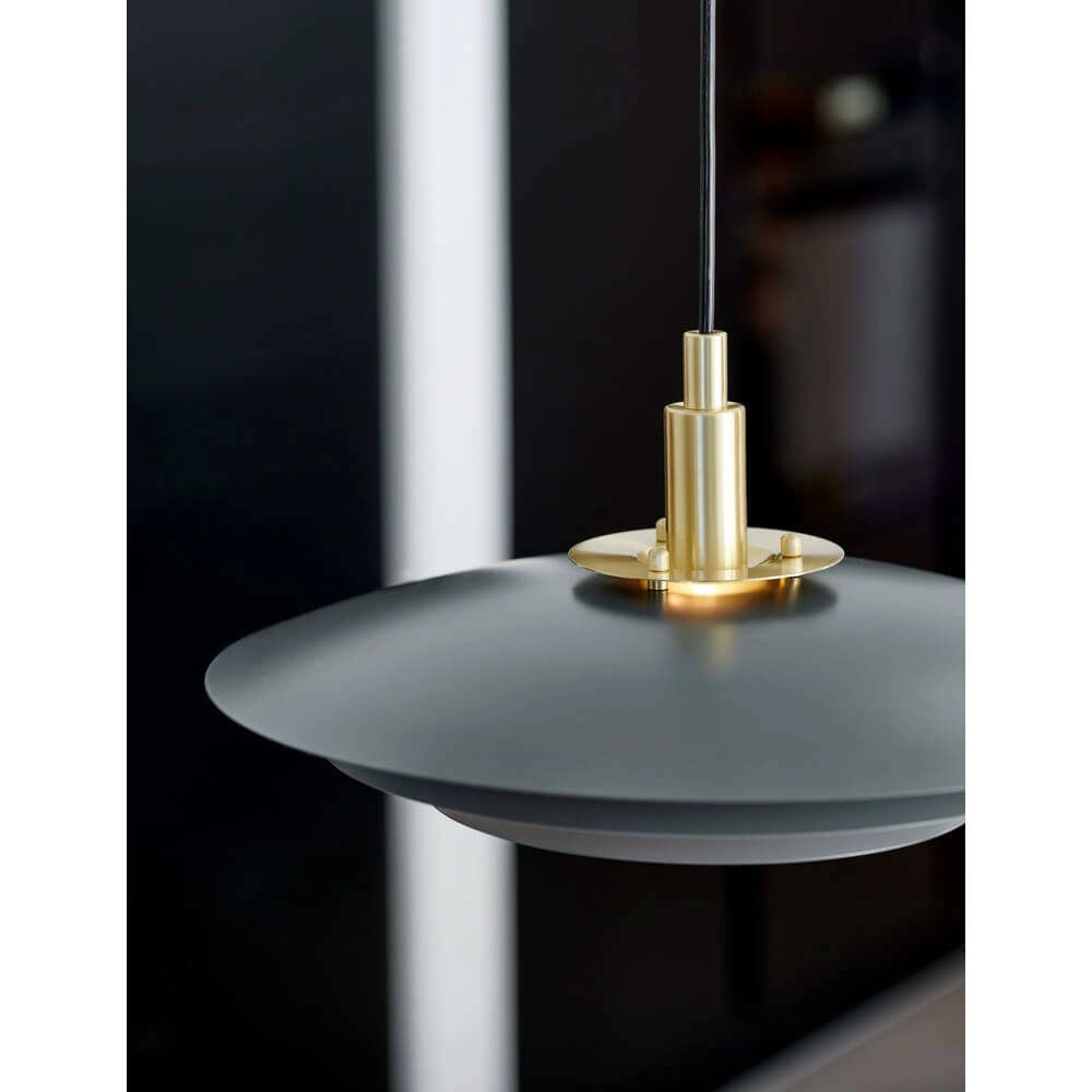 Design-Pendelleuchte Bretagne grau Ø 38cm Nordlux 5704924011450