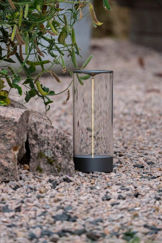 Wiederaufladbare Lampe Edison L anthrazit KonstSmide 7318307847376