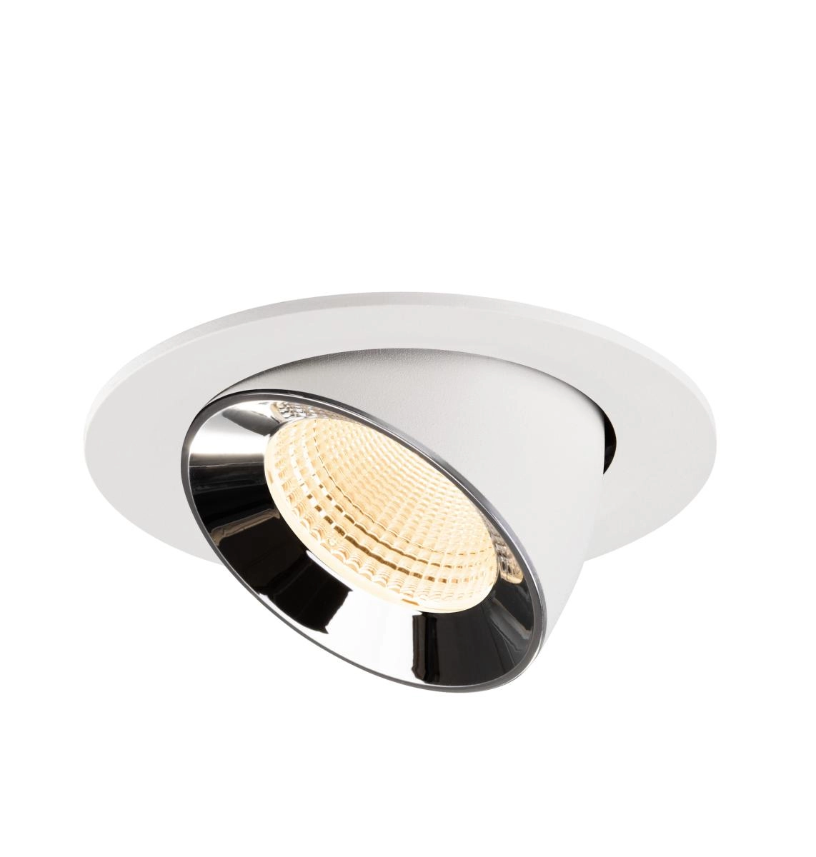 Einbau-Strahler Numinos Gimble L weiß/chrom 2700K - 55gr SLV 4024163310345