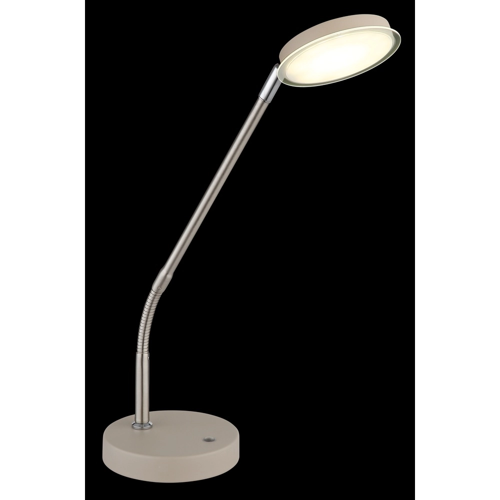 Schreibtischlampe Silvio Sandbraun Globo 9007371593033